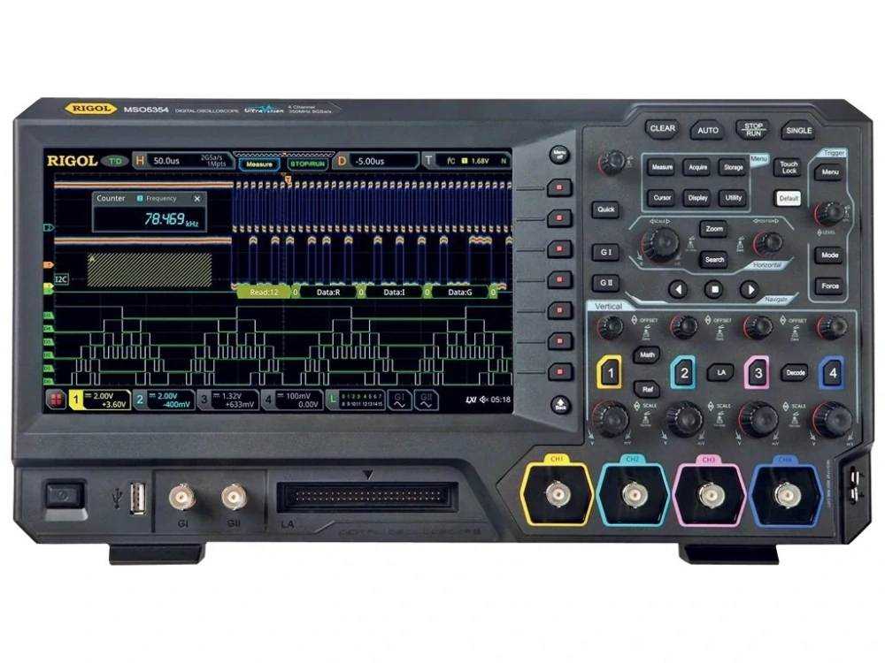 Rigol MSO5074 digitální osciloskop