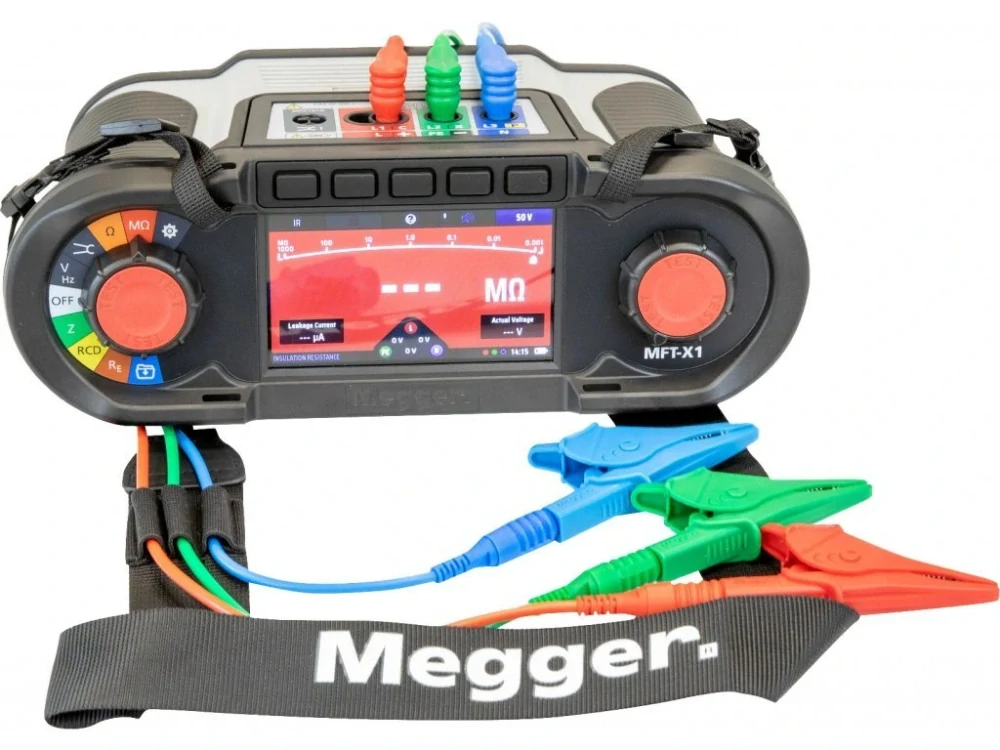 Megger MFT-X1 - Multifunkční tester bezpečnosti elektrických instalací