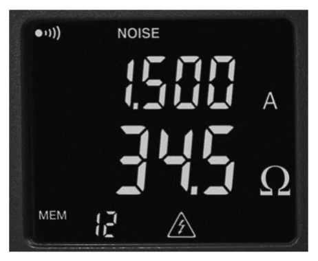 Chauvin arnoux C.A 6417 - Klešťový měřič zemního odporu + CL1