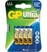 GP AAA Ultra Plus, alkalická LR03 - 4 ks